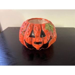 Holland Floral Inc Jack-o-Lantern Pumpkin Vintage Halloween